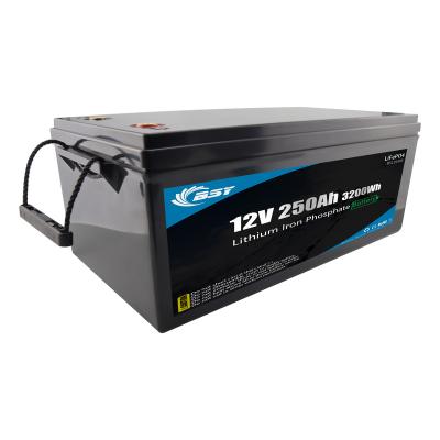 China 2021 New Arrivals Large Solar Battery BSY 12v 250ah Storage Battery With 10 Years Life Span BSY12V250Ah for sale