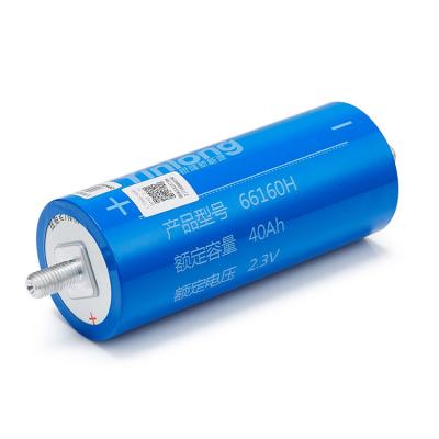 China 10 years warranty 66160 LTO battery LTO 66160 2.3V 40Ah 66160 2.3V 40Ah titanate lithium titanate lto battery for sale