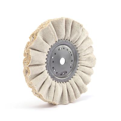 China Workpiece Polishing Abrasive Grinding Wheel Coated Abrasive Cloth Polishing Flap Wheel Steel for sale