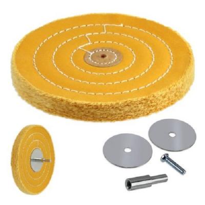 China Long Lasting 4 Inch 100% Wool Cutting Felt Polishing Wheel for sale