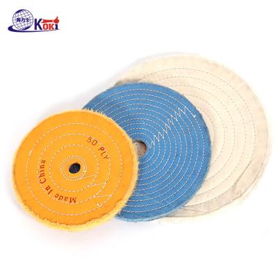 China Long Life Machine Tool Sisal Cotton Cloth Fine Buff Buffing Polishing Wheel for Jewelry and Gemstone Polishing for sale