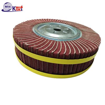 China Customizable New Design Long Life Stainless Steel Wheel Color Fin Wheel Buffing Polish for sale