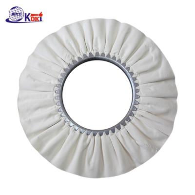 China Long Life Factory Price Cotton Cloth Abrasive Grinding Wheel Buffing Polishing Broom for sale