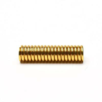 China Small Size Brass Coil Hongsheng OEM Factory Scroll Piano Wire Springs Sprial Coil Compression Spring for sale