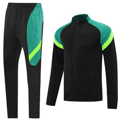 China Color Matching New Design Football Sports Training Jacket Sets Training Tracksuit Men's Training Jacket Collar Color Matching for sale