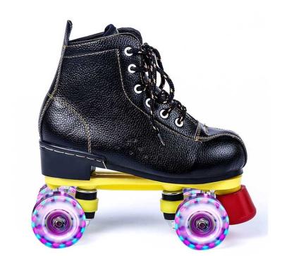 China Manufacture PU Wholesale Roller Skate Rollers Hockey Double Row Skates for sale