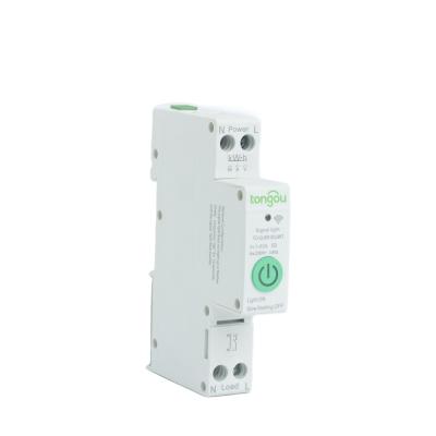 China TUYA APP Remote Control 63A DIN Rail WIFI Circuit Breaker Smart Switch for Smart Home 63A with Leakage Protection TO-Q-SR163JWT for sale