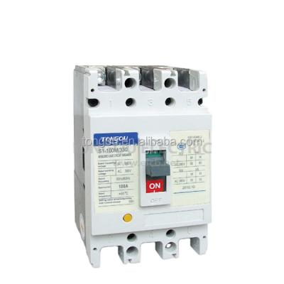 China A grade TOS1 cm-1 mccb circuit breaker AC400V 3P 4P 100A with good quality for sale