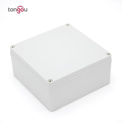 China ABS PC PVC Indoor Outdoor Standard Junction Box Files Waterproof 200*200*130mm Cable Junction Box for sale