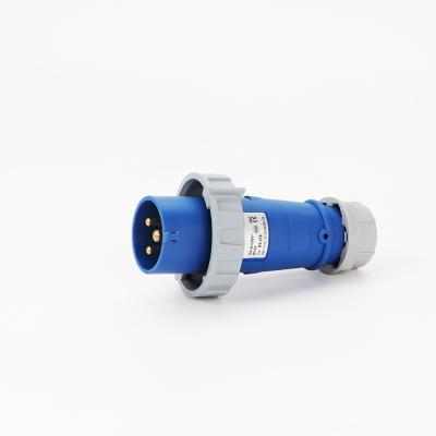 China IP67 16A 2P+E single phase industrial waterproof industrial socket and socket 3pin 16amp female industrial socket IP67 for sale