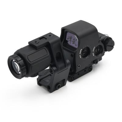 China Aluminium Alloy Factory High Quality 558 Red Dot Holographic Sight Fast Riser mount with G43 3X Magnifier Sight Scope FTC Mount Combo for sale