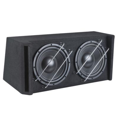 China JLD PORTABLE 12 Inch Car Audio Dual Ported Subwoofer Passive Enclosure With 300w RMS for sale