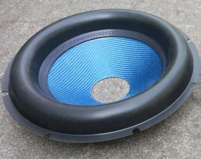 China Car Subwoofer Parts Blue Fiberglass Cone For Car Subwoofer Parts 8