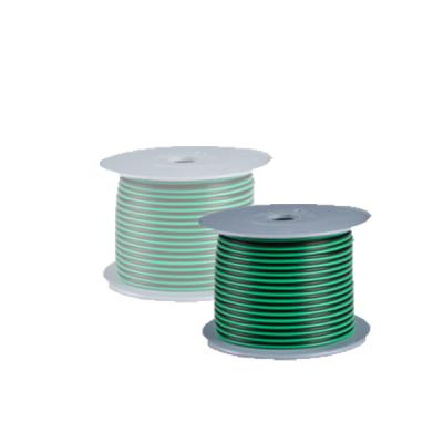 China 18 AWG/GA Speaker Paired Speaker Cable Green And Black Wire For Sound System Subwoofer for sale