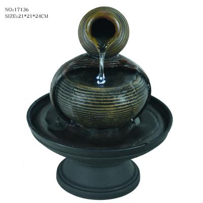 China Europe customized BEST ROI artificial polyresin craft fountain made of indoor sphere levitation for sale