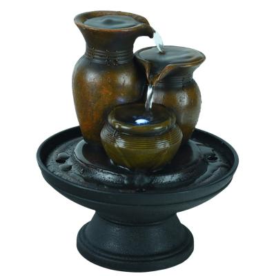 China Europe pot shape custom natural stone water fountains indoors for office decoration for sale