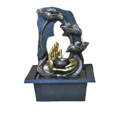 China China Factory Price Buddha Fountains Hand Sculpture Resin Statue Buddha Fountains for sale