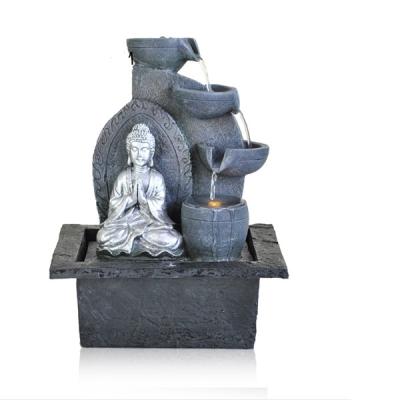 China China Features High Quality Statues Relaxation Buddha Indoor Desktop Fountains for sale