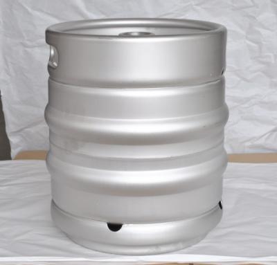 China Silver Slim 20L Small Beer Kegs Stainless Steel Logo Available for sale