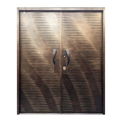 China Null H3 Sea Wave-Hot Selling Aesthetic Design Front Entry Doors Rolling Waves Echo The Tranquil Beauty Of The Sea for sale