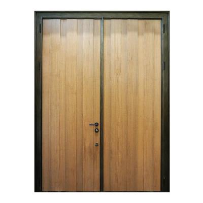 China Null H3 Woodworks D-type- Practical Exterior Doors Expressing Depth And Dimension With The Beauty Of Natural Wood for sale