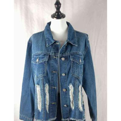 China 2021 Fashion Trend New Design Long Sleeve Coats Vintage Jacke Denim Coat Breathable Women for sale