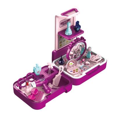 China 3+ 32PCS Plastic DIY Make Up Toy Set Role Play Girl Dressing Up Toy Set Pretend Play Toy Set for sale