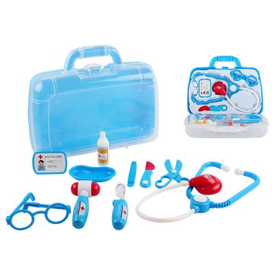 China Educational Pretend Doctor Role Play Games Best Selling Newest Doctor Toys Suitcase Doctor Suit Tool Toy Set for sale