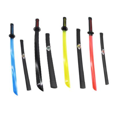 China PVC+PP+PE DIY Pretend Japanese Samurai Sword Game Sword Plastic Cool Japanese Toy Cosplay Katana for sale