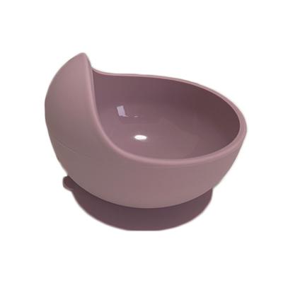 China Weaning Infant Shell Feeding Baby Silicone Bowl BPA Free Train BPA Free for sale