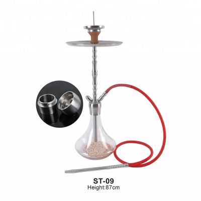 China Germany Khalil Mamoon Hookah Stainless Steel Click System Shisha Royal Luxurious Hookah for sale