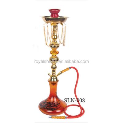 China Hot Sale China Manufacture High Quality Large Size Silicone Hose Iron Stem Shisha Hookah for sale