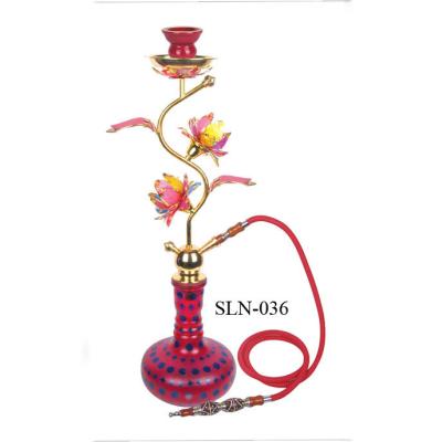 China Flowers Stem Beautiful Big Red Flower Hookah Shisha for sale