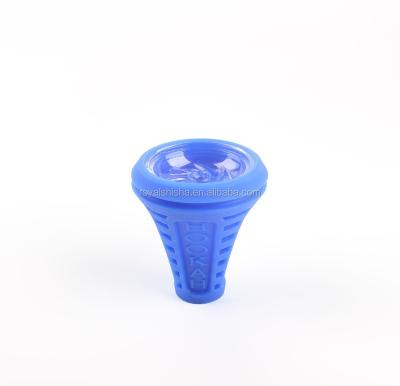 China Slicone Bowl With Crystal Cover Accessories Crystal Silicone Hookah Bowl Shisha Accessories Hot Selling Wholesale Hookah Head for sale