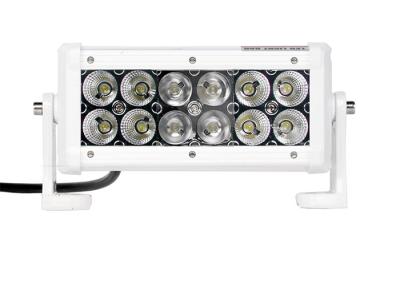 China Safety Automobile 8 Inch 2100lm Double Row White Led Light Bar For Tow Trucks for sale