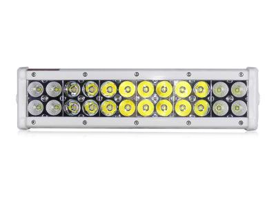 China Spot Flood Combo Beam 72W 6000K White 14 Inch LED Light Bar Dual Row For Bus And Tanks for sale