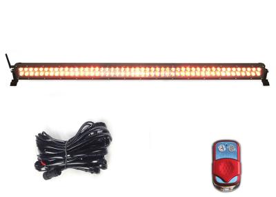 China Flashing 50'' 288w vehicle driving led light bar with high waterproof IP68 for sale