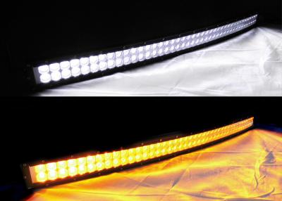 China 12V IP68 40 Inch 240 W Cruved Amber / White Cree Flashing Light Bar for  Jeep for sale