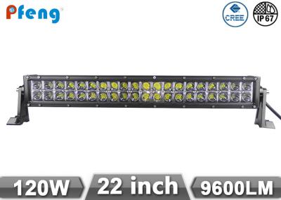 China 120W Cree Led Light Bar 22 Inch Dual Row 9600 Lumen Off Road Light Bar for sale