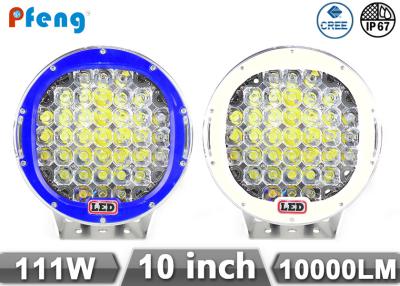 China 10 Inch 111W Cree LED Work Lights For Trucks Round Shape Super Bright for sale