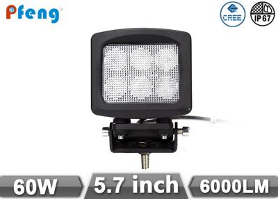 China 5.7 Inch 60W Led Driving Lights 10W LED light Super Bright 6000 Lumen for sale