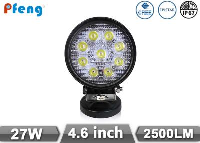 China 4.6 Inch 27W Off Road rechargeable led work light 2500 Lumen Epistar or Cree LED for sale