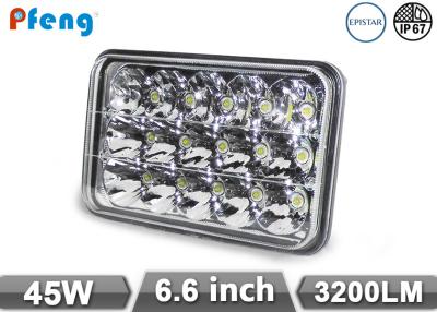 China 6.6 Inch 45W Led Driving Lights High Low Beam 3200 Lumen for sale