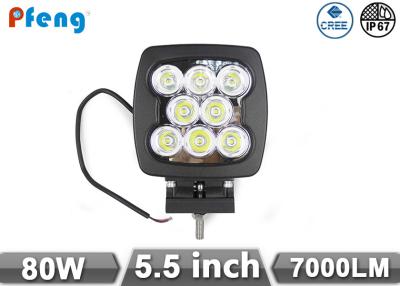 Cina Le luci di azionamento a 5.5 pollici luminose eccellenti 80W hanno condotto il Cree 10W LED 7200 lumi in vendita