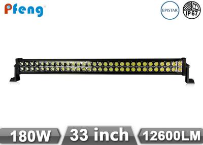 China 180W 33 Inch Off Road Led Light Bars Straight Dual Row 12600 Lumen for sale