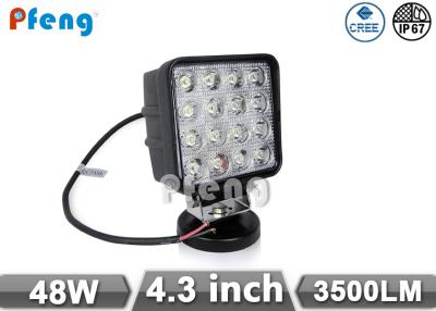 China 4.3 Inch 48W Led Driving Lights 3500 Lumen Waterproof 2 Years Warranty for sale