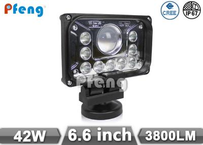 China 6.6 Inch 42W led off road driving lights High Low Beam 3800 Lumen Plug and Play for sale