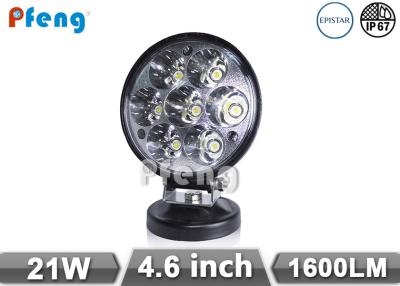 China 4.6 Inch 21W Round Off Road Waterproof Led Work Light 1600 Lumen for sale