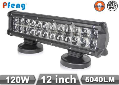 China 12'' 120W 4D Double Row Led Light Bar In Osram LED With Spot Flood Beam for sale