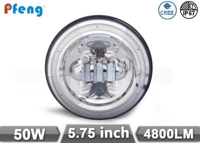 China 5.75 „50w het Amberlicht van Harley van de Haloring Dag Lopende met Cree-Spaander Te koop